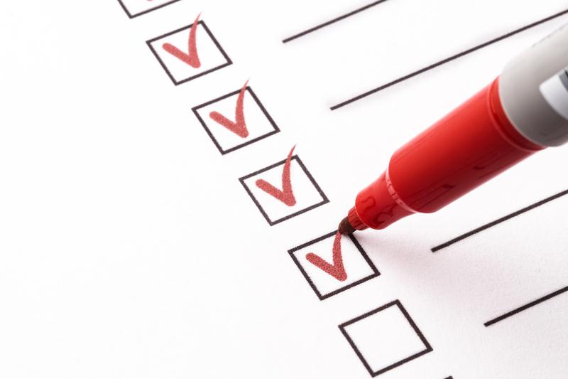 Checklist đánh giá nội bộ