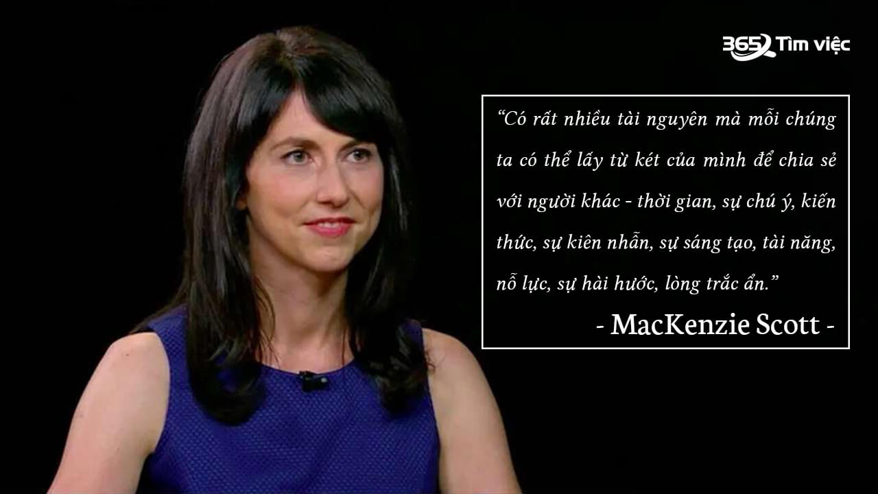 Con đường trở thành nhà từ thiện của Mackenzie