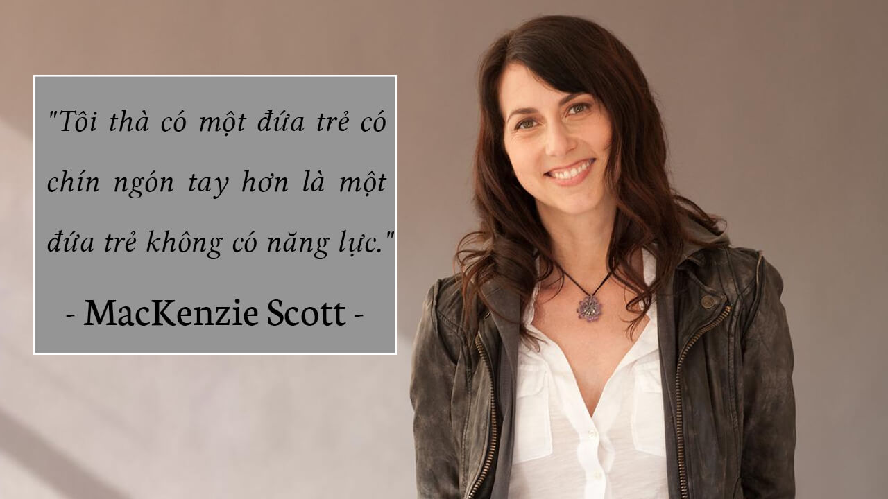 Con đường trở thành nhà từ thiện của Mackenzie