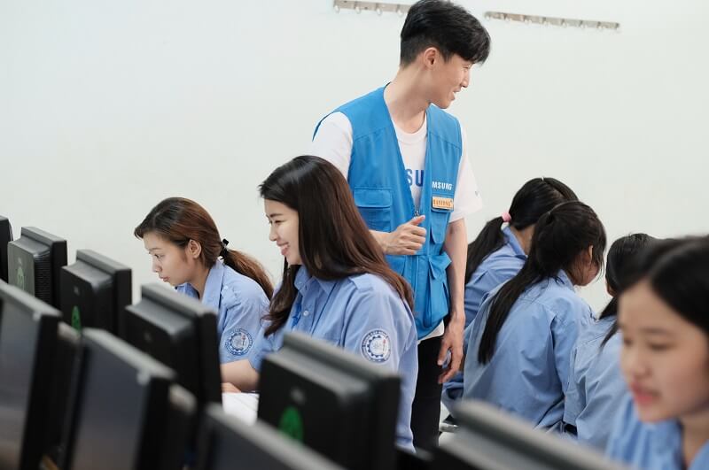 Trình độ học vấn trong đơn xin việc vào Samsung