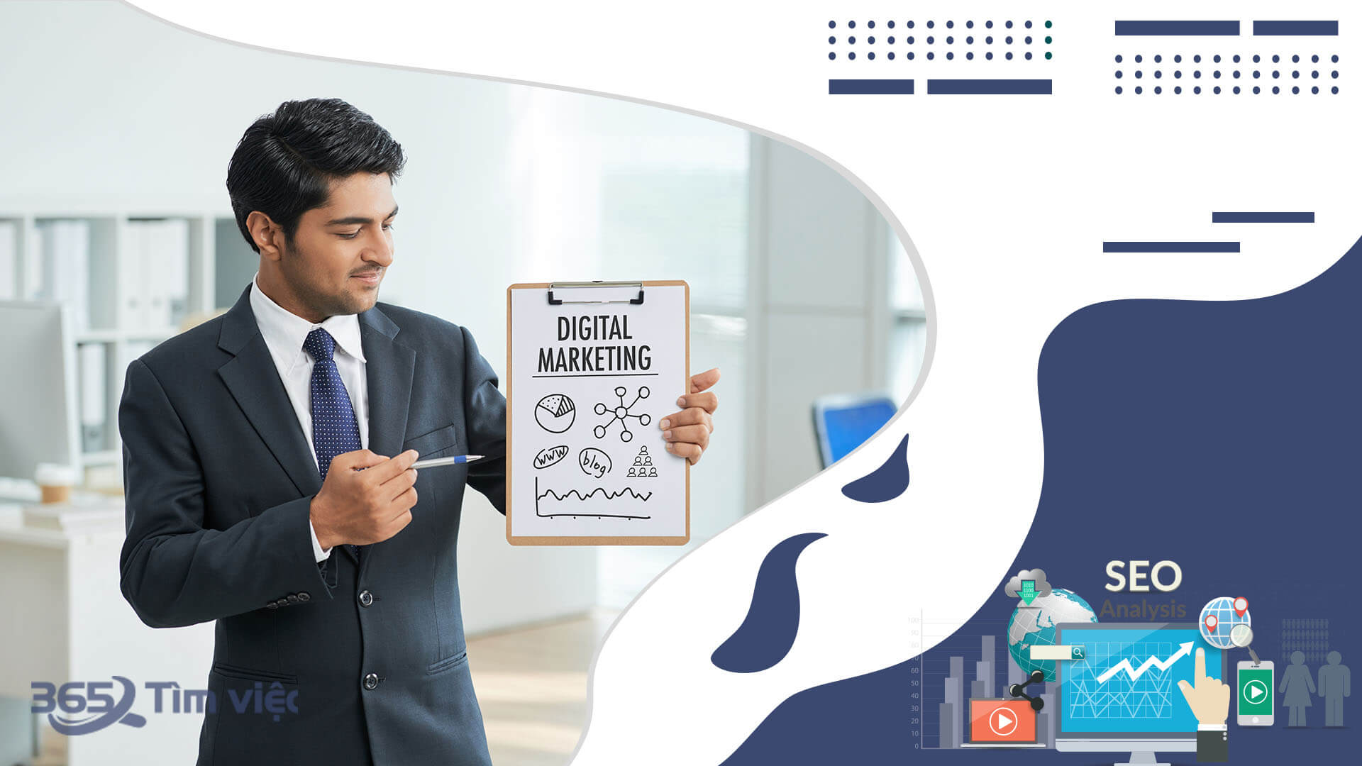 Chia sẻ bí quyết tìm việc làm trưởng phòng Marketing Online