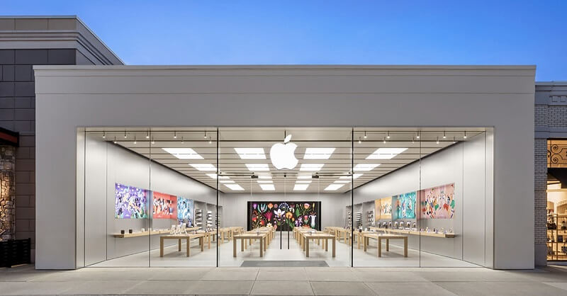 Apple phân phối trực tiếp qua cửa hàng bán lẻ Apple Store