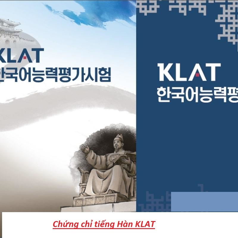 Chứng chỉ tiếng Hàn Klat