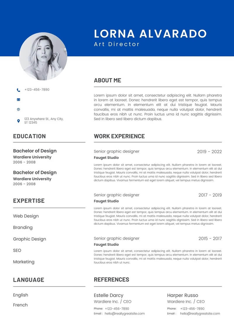 Sức mạnh của nội dung trong CV Art Director