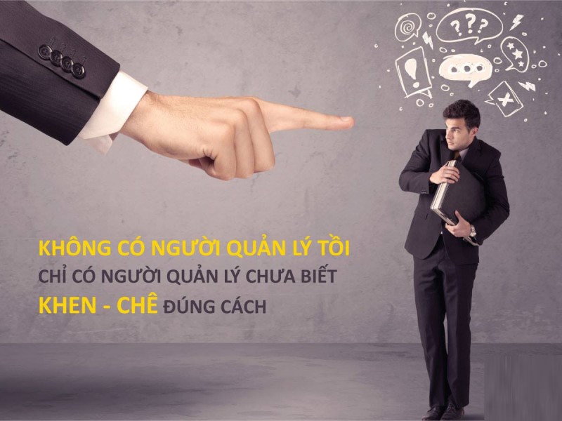 Kiểm soát tốt lời phê bình khi chê nhân viên