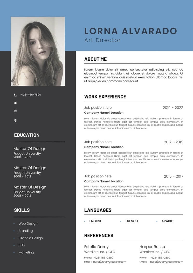 Sức mạnh của thiết kế trong CV Art Director