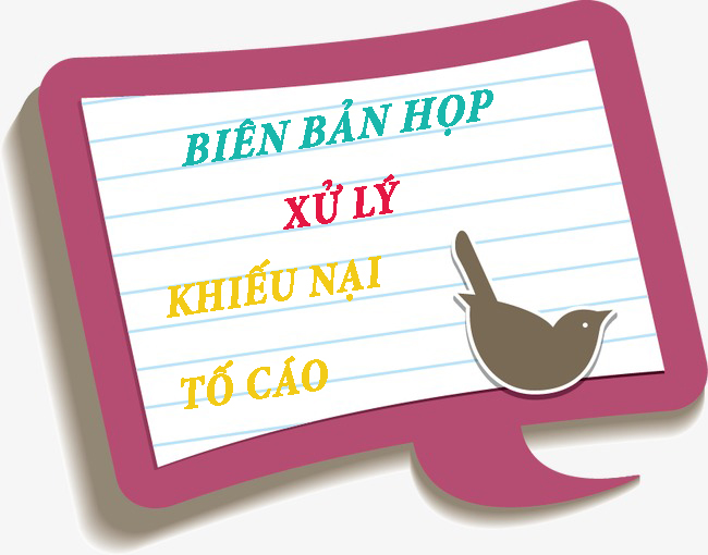 Tải mẫu Biên bản họp xử lý khiếu nại tố cáo mới nhất hiện nay