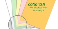 Mẫu Công văn của đơn vị cử nhân viên đi đào tạo