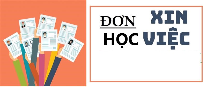 Mẫu đơn xin học việc chuẩn chỉnh, thể hiện sự cầu tiến
