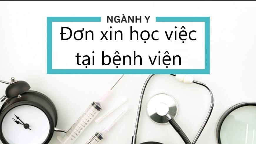 Mẫu đơn xin học việc tại bệnh viện cho sinh viên y dược