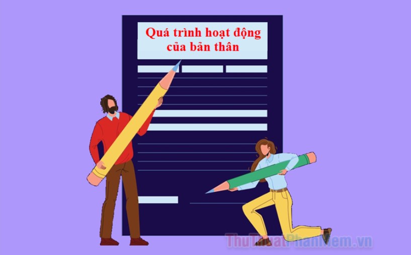 Trình bày quá trình bản thân trong sơ yếu lý lịch đơn giản