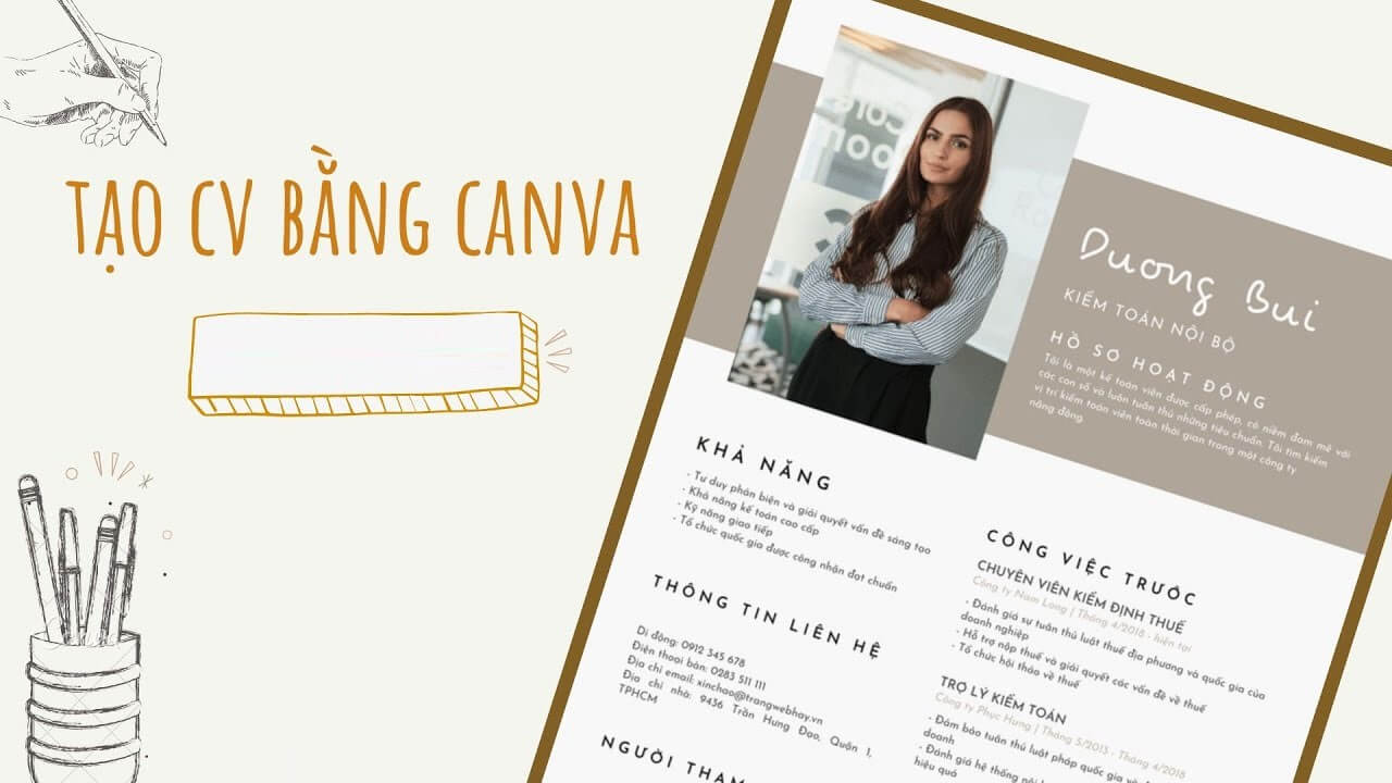Cách tạo CV trên Canva: Hướng dẫn chi tiết từ A đến Z