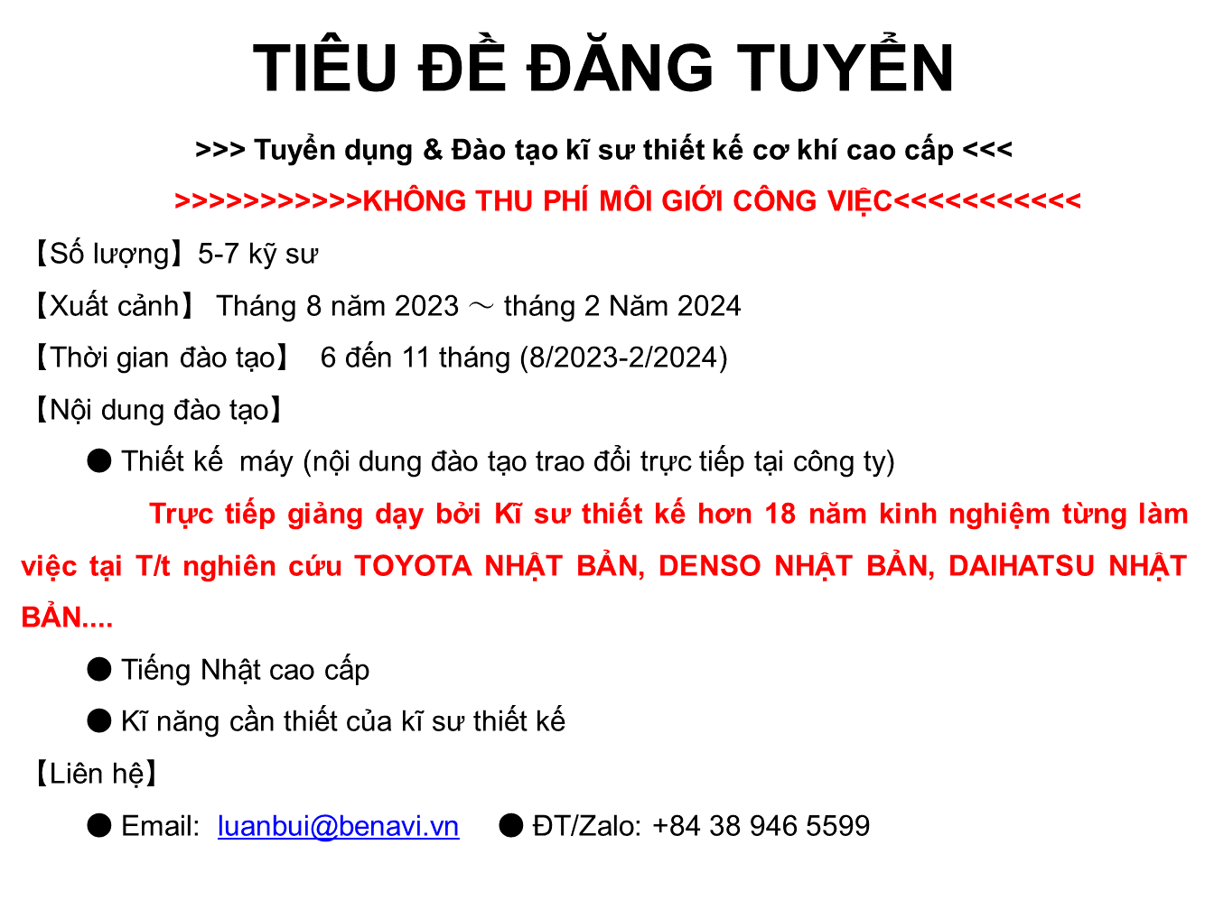 lĩnh vực hoạt động