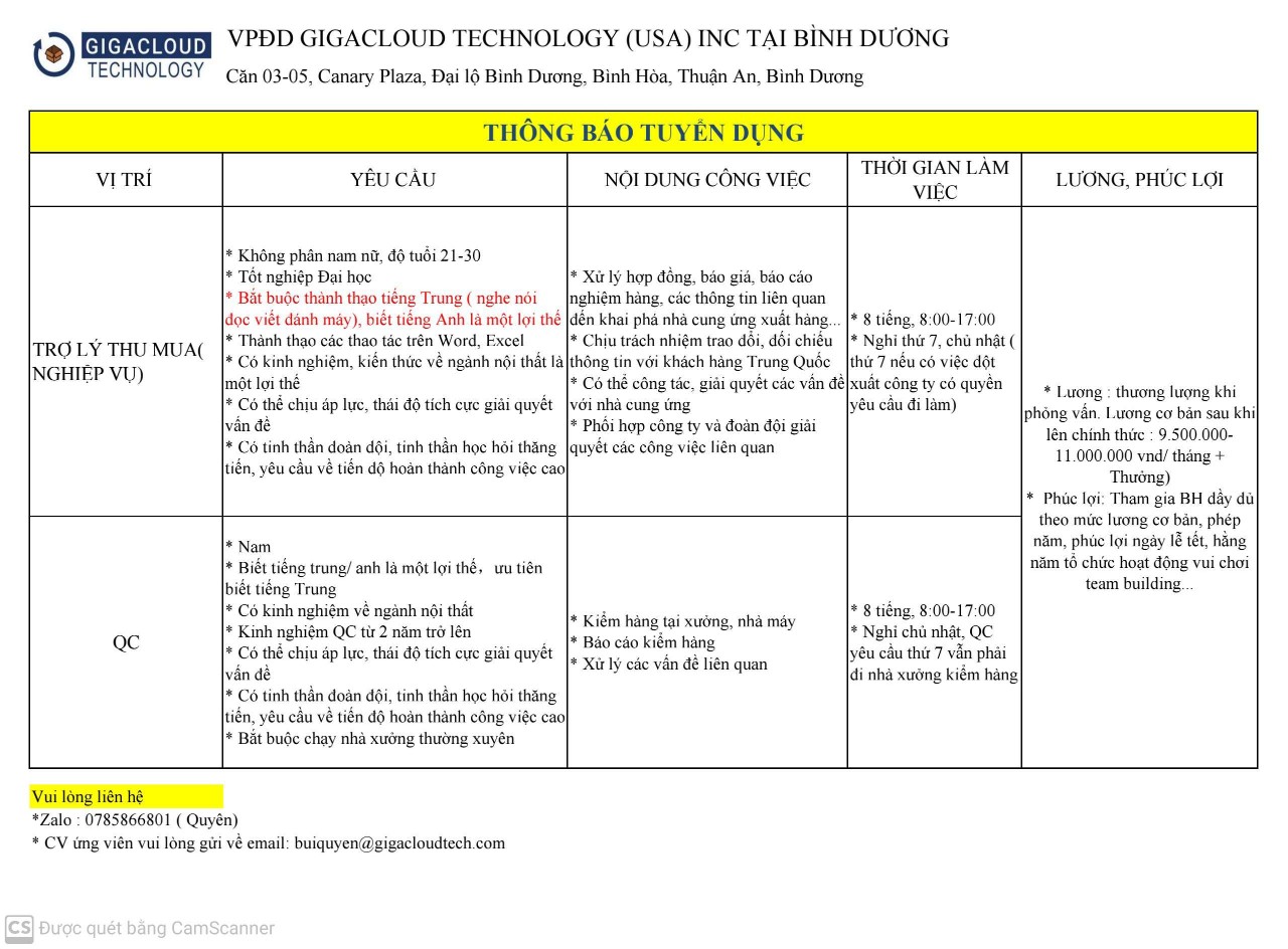 lĩnh vực hoạt động