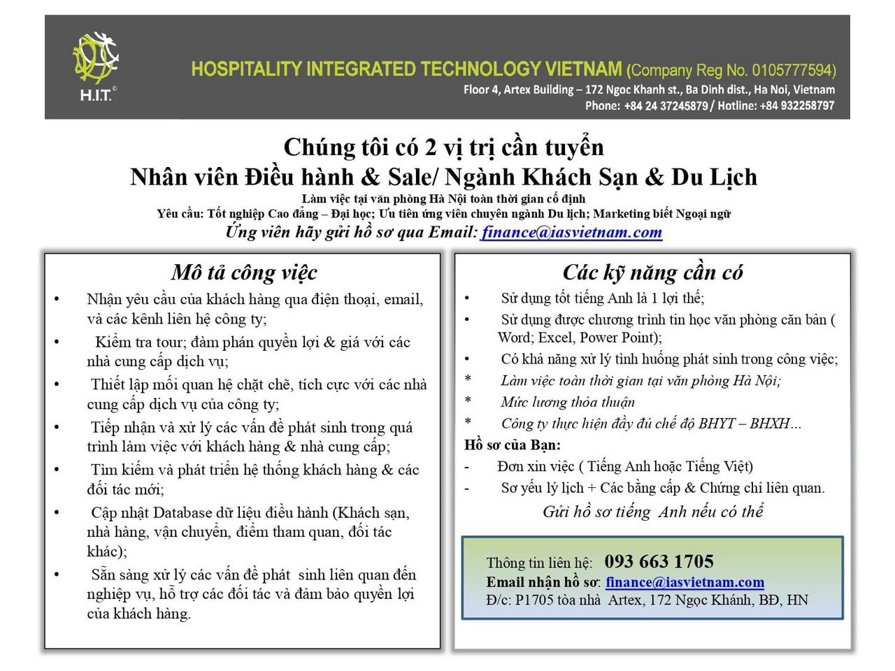 lĩnh vực hoạt động