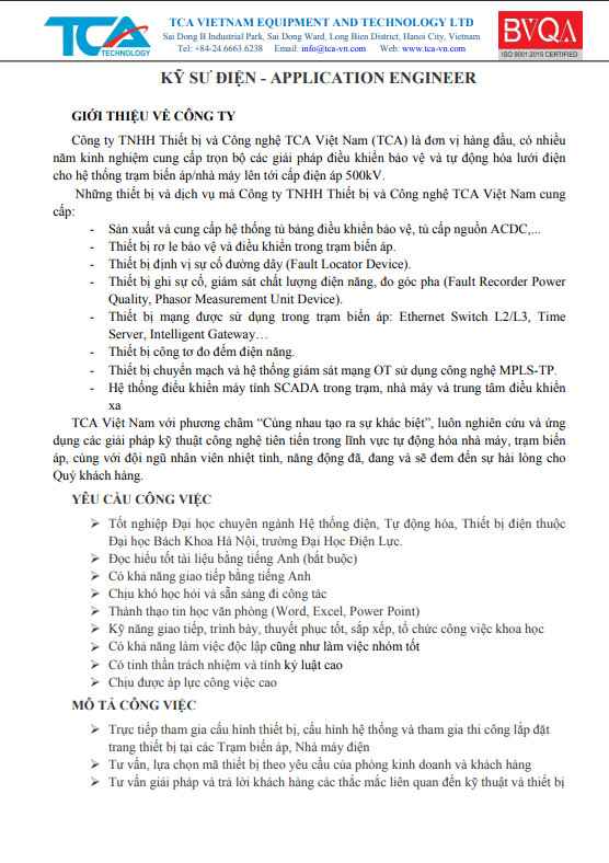 lĩnh vực hoạt động