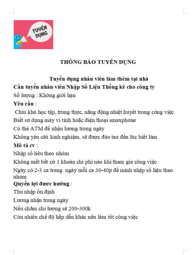 lĩnh vực hoạt động