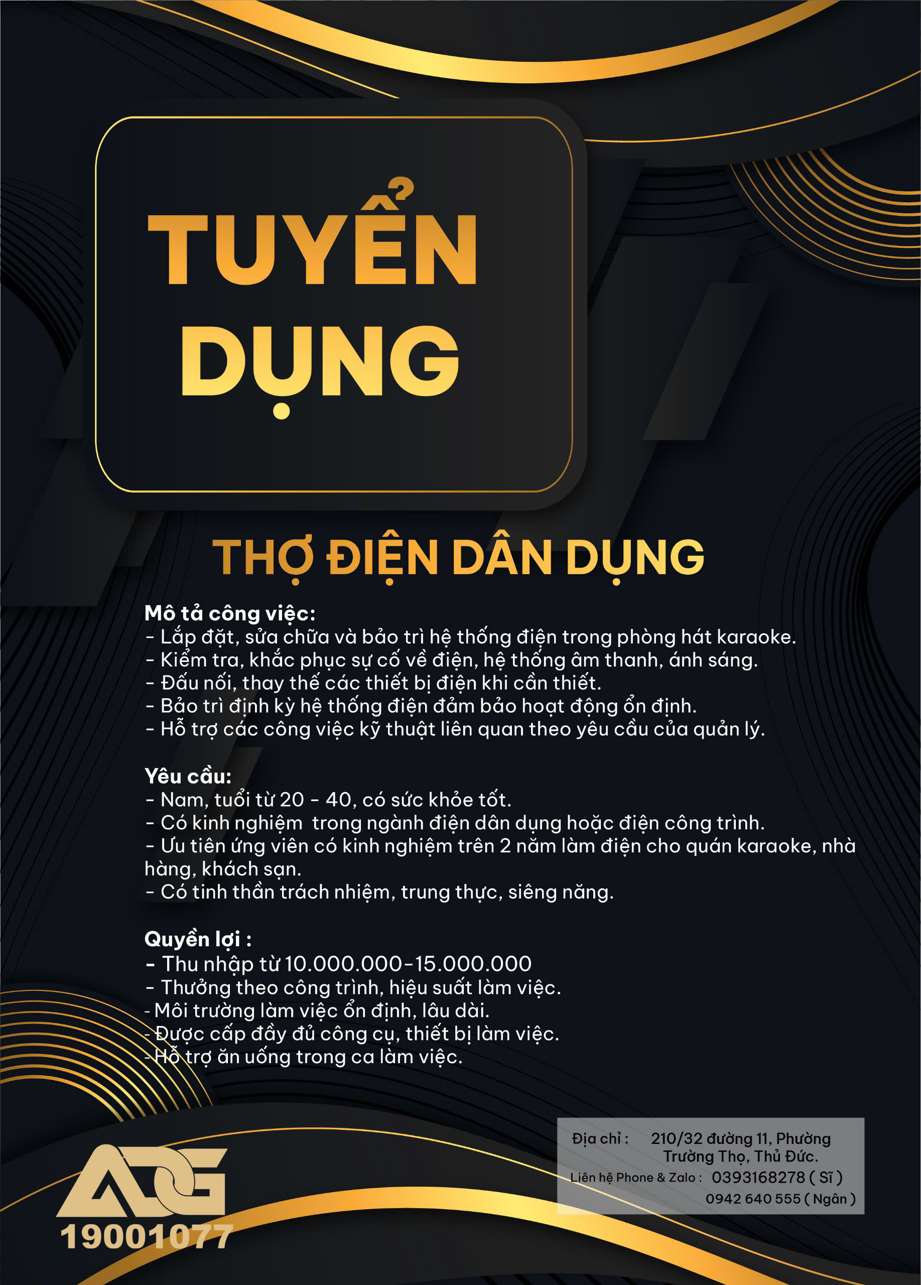 lĩnh vực hoạt động