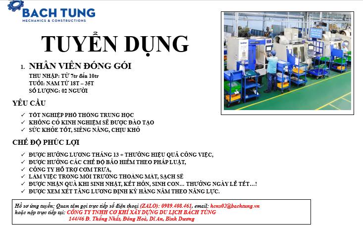 lĩnh vực hoạt động