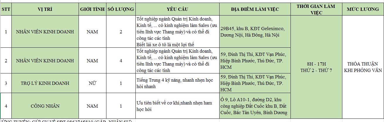 lĩnh vực hoạt động